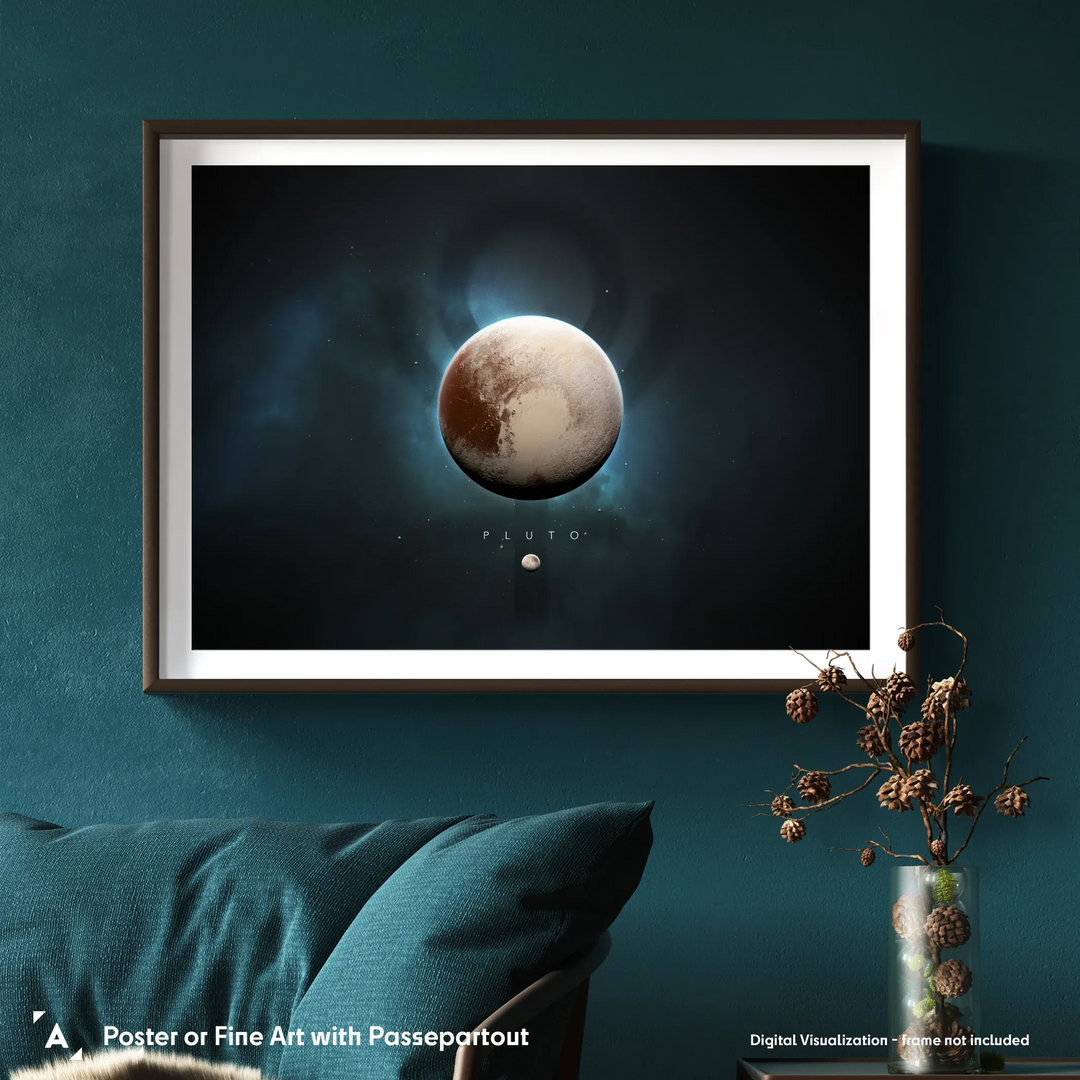 A Portrait of the Solar System: Pluto Poster