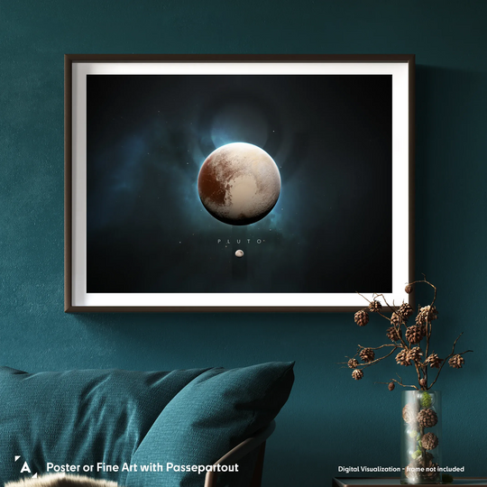 A Portrait of the Solar System: Pluto Poster