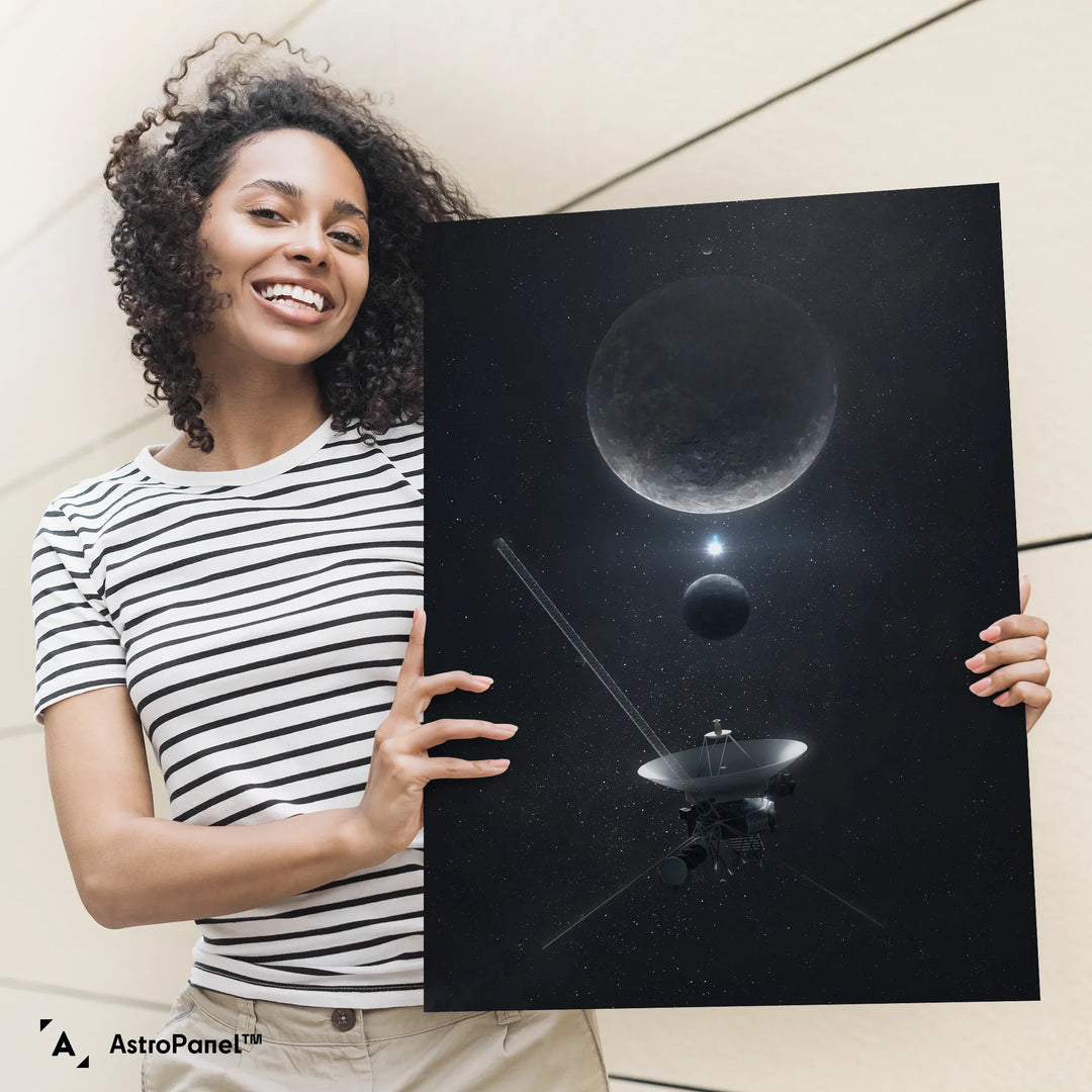 Maciej Rebisz: Voyager 3 - Pluto Flyby Poster