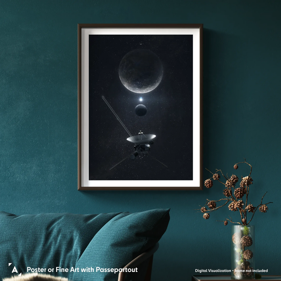 Maciej Rebisz: Voyager 3 - Pluto Flyby Poster