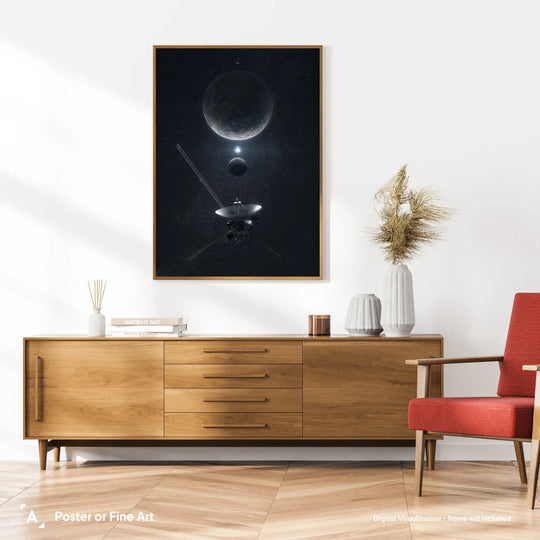 Maciej Rebisz: Voyager 3 - Pluto Flyby Poster