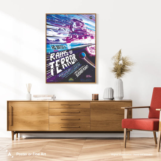 Rains of Terror: NASA Galaxy of Horrors Poster