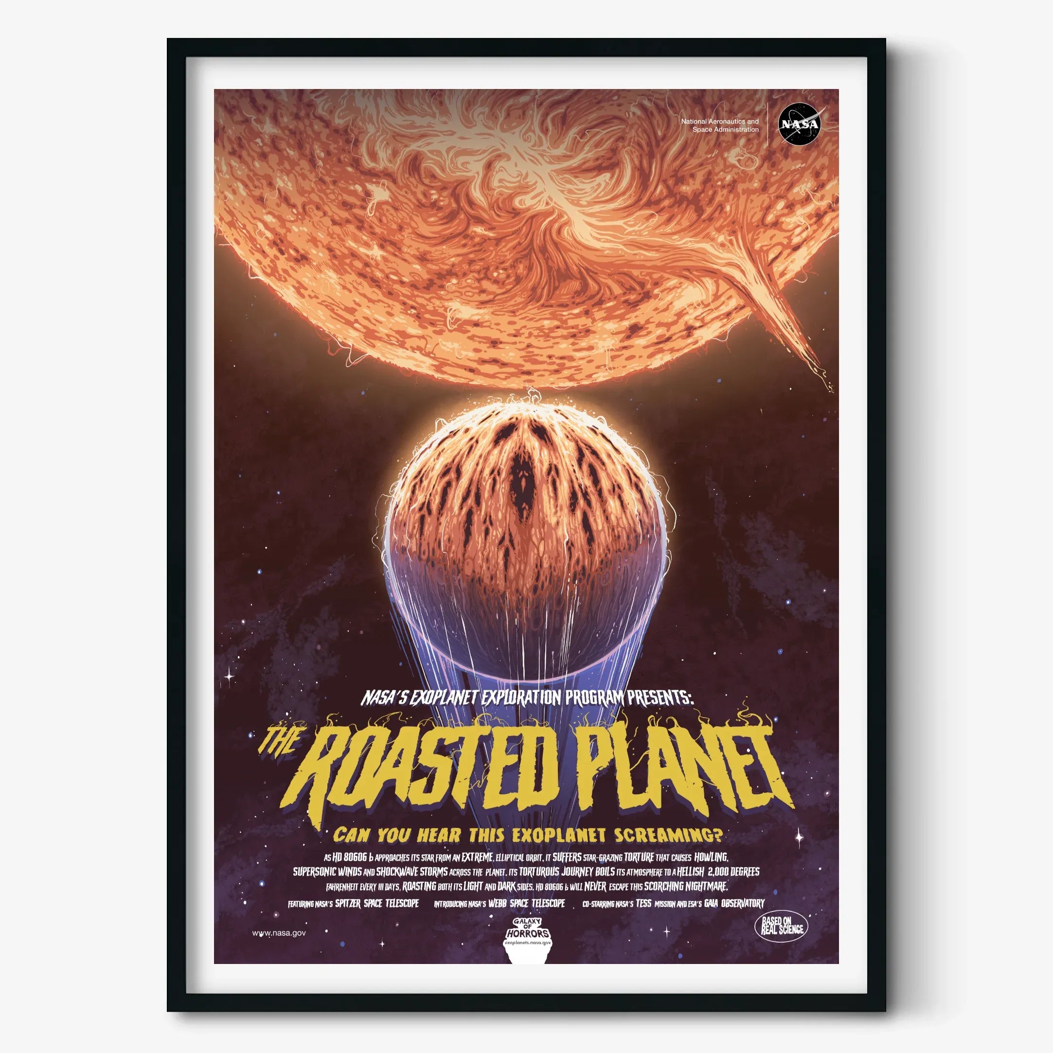 Roasted Planet: NASA Galaxy of Horrors Poster – Astrography