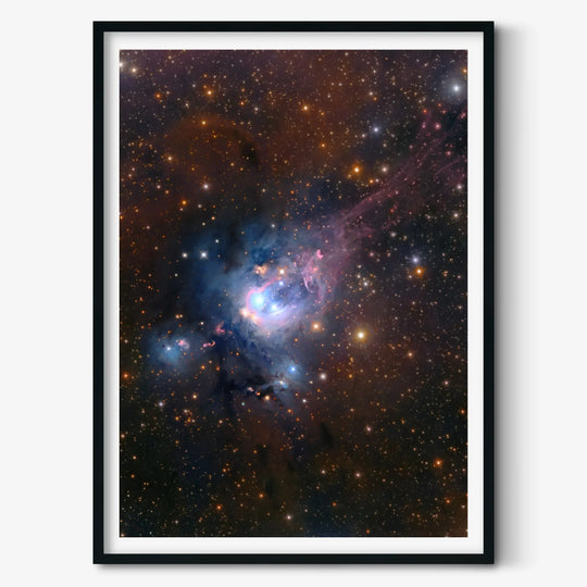 Robert Gendler: NGC 7129 in Cepheus Poster