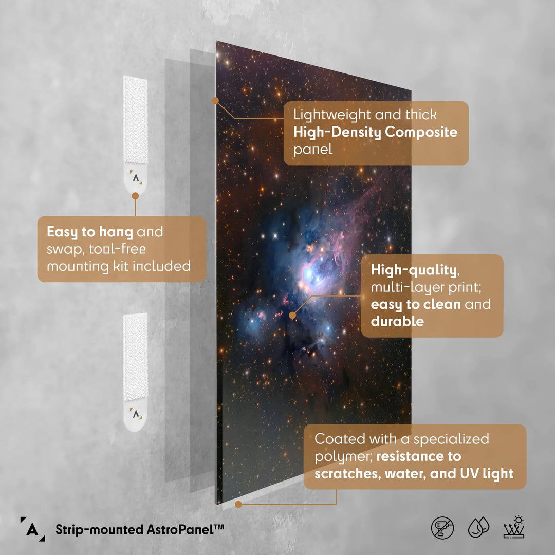 Robert Gendler: NGC 7129 in Cepheus Poster