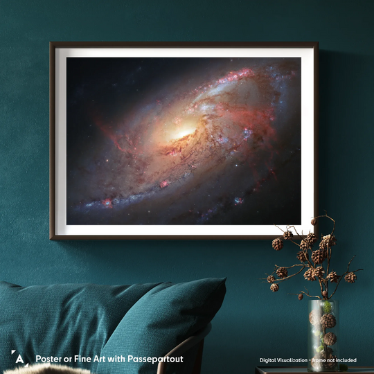 Robert Gendler: Spiral Galaxy in Canes Venatici (M106) Print