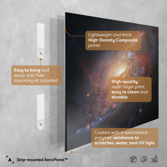 Robert Gendler: Spiral Galaxy in Canes Venatici (M106) Print