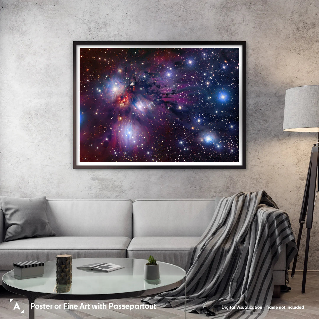 Robert Gendler: Stellar Nursery in Monoceros (NGC 2170) Poster