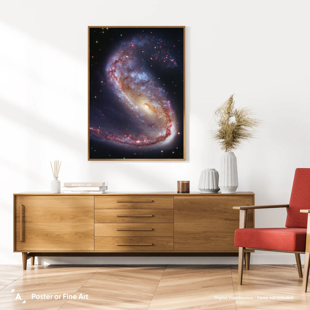 Robert Gendler: The Meathook Galaxy in Volans (NGC 2442) Poster