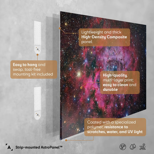 Robert Gendler: The Rosette Nebula in Monoceros Poster