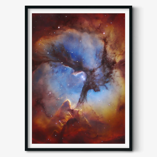 Robert Gendler: The Trifid Nebula in Sagittarius (M20) Poster