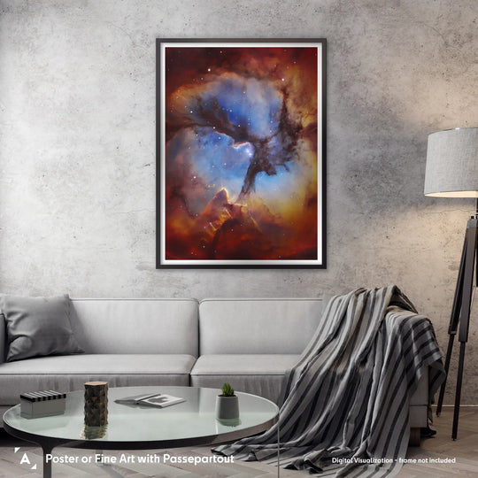 Robert Gendler: The Trifid Nebula in Sagittarius (M20) Poster