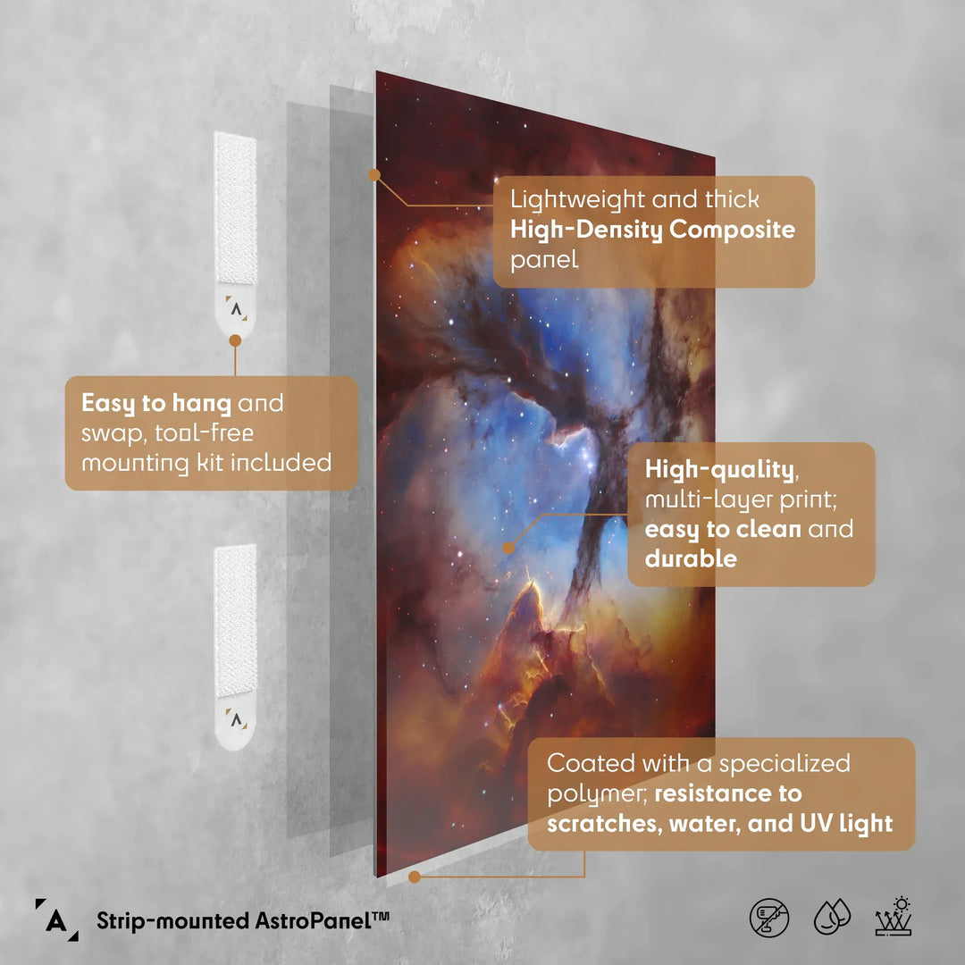 Robert Gendler: The Trifid Nebula in Sagittarius (M20) Poster