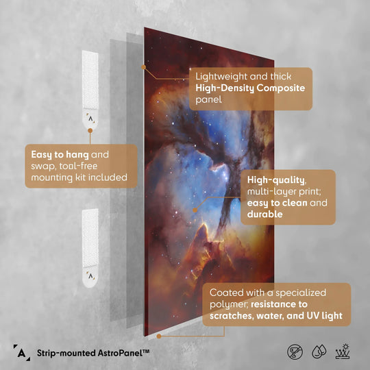 Robert Gendler: The Trifid Nebula in Sagittarius (M20) Poster