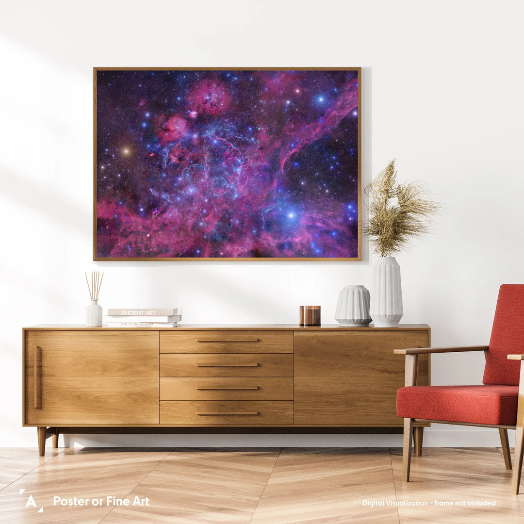 Robert Gendler: The Vela Supernova Remnant Poster