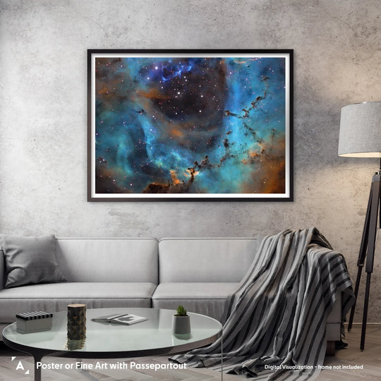 Bogdan Jarzyna: Rosette Nebula Poster