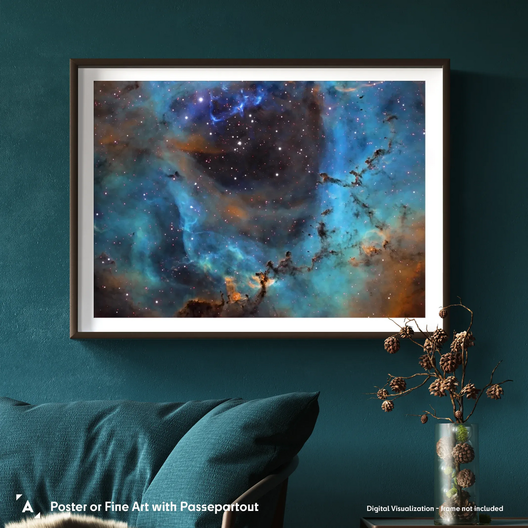 Bogdan Jarzyna: Rosette Nebula Poster