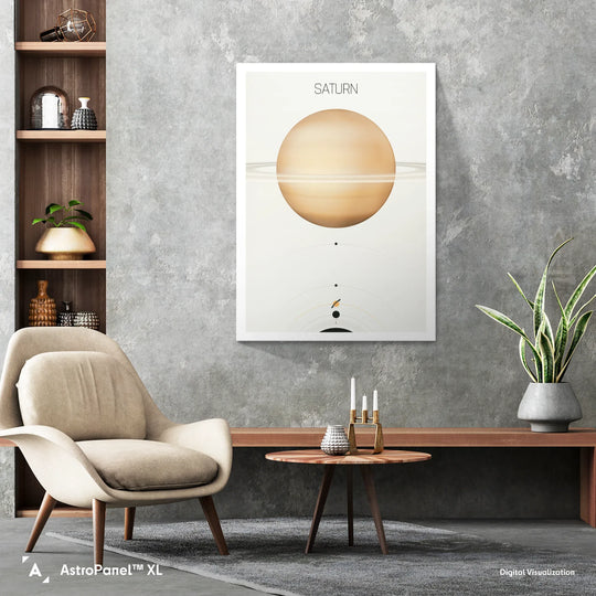 Solar System Light: Saturn Poster