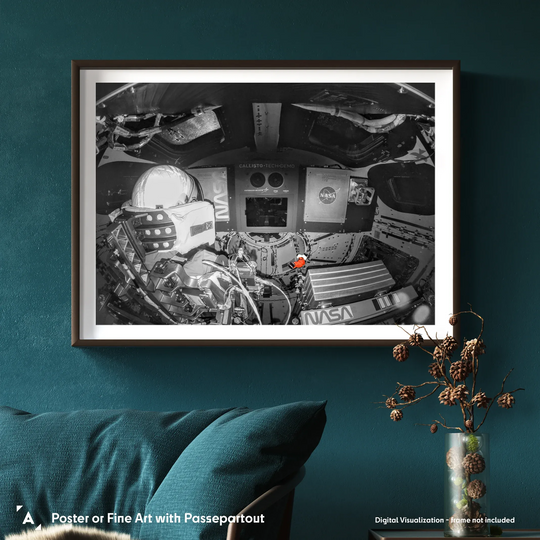 Snoopy Hitches Ride to Space Aboard Artemis I Poster
