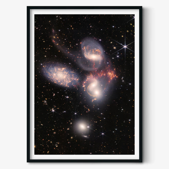 JWST: Stephan's Quintet Poster