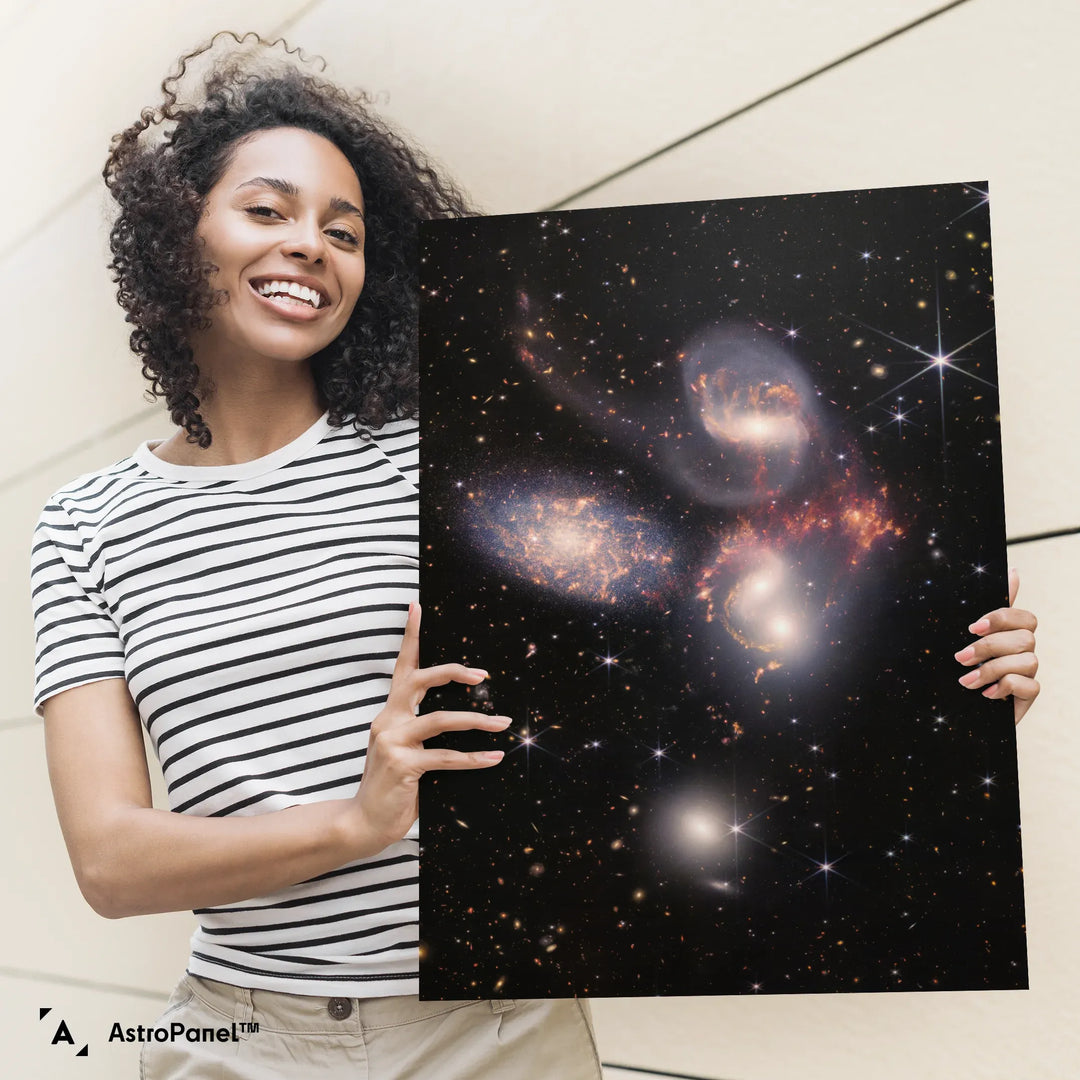 JWST: Stephan's Quintet Poster