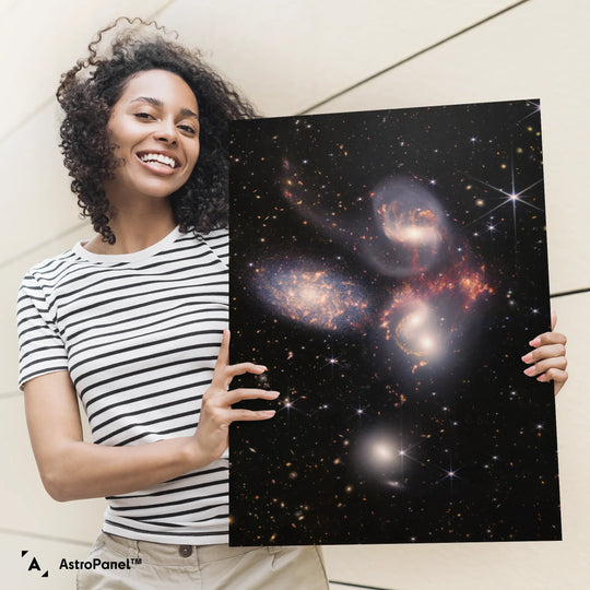 JWST: Stephan's Quintet Poster
