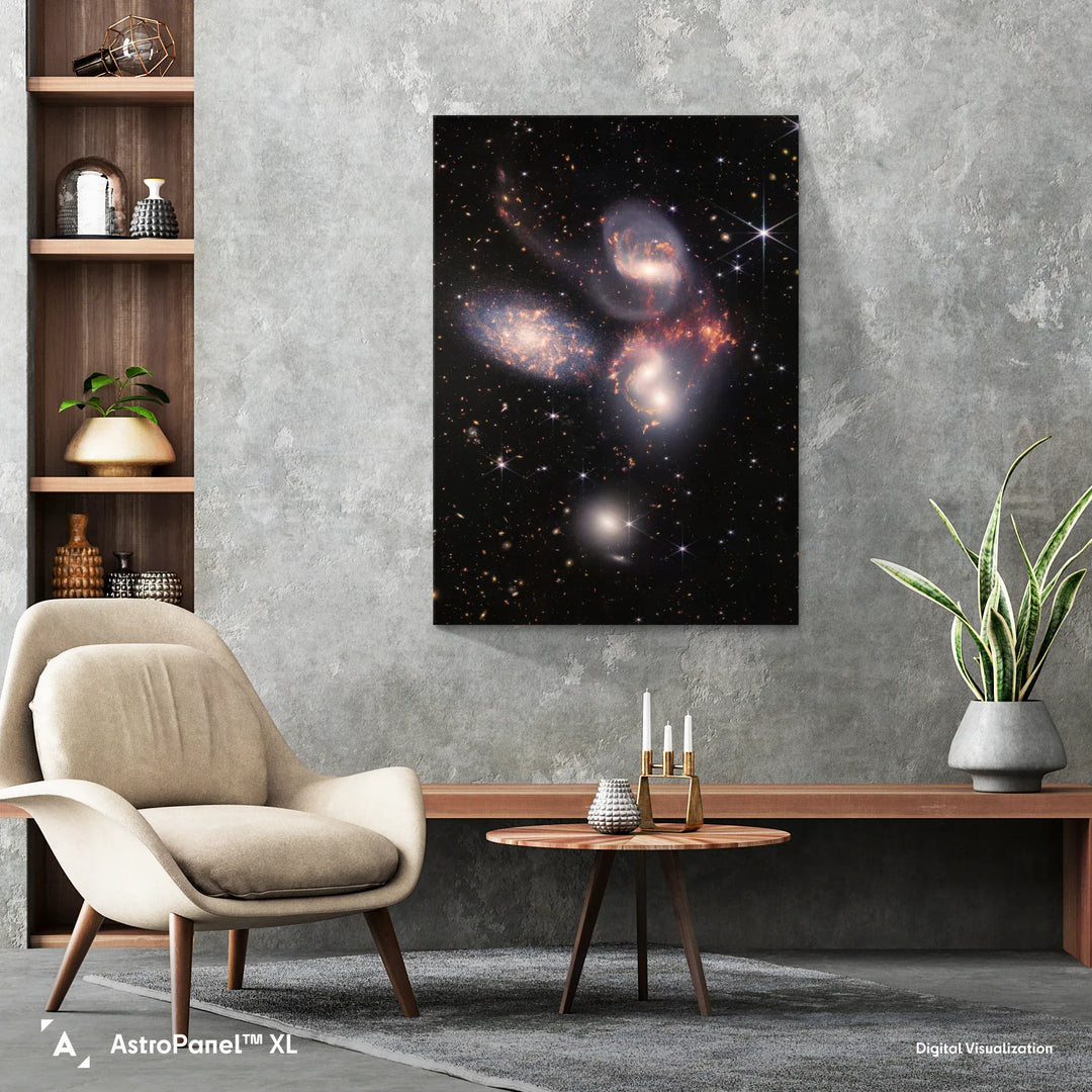 JWST: Stephan's Quintet Poster