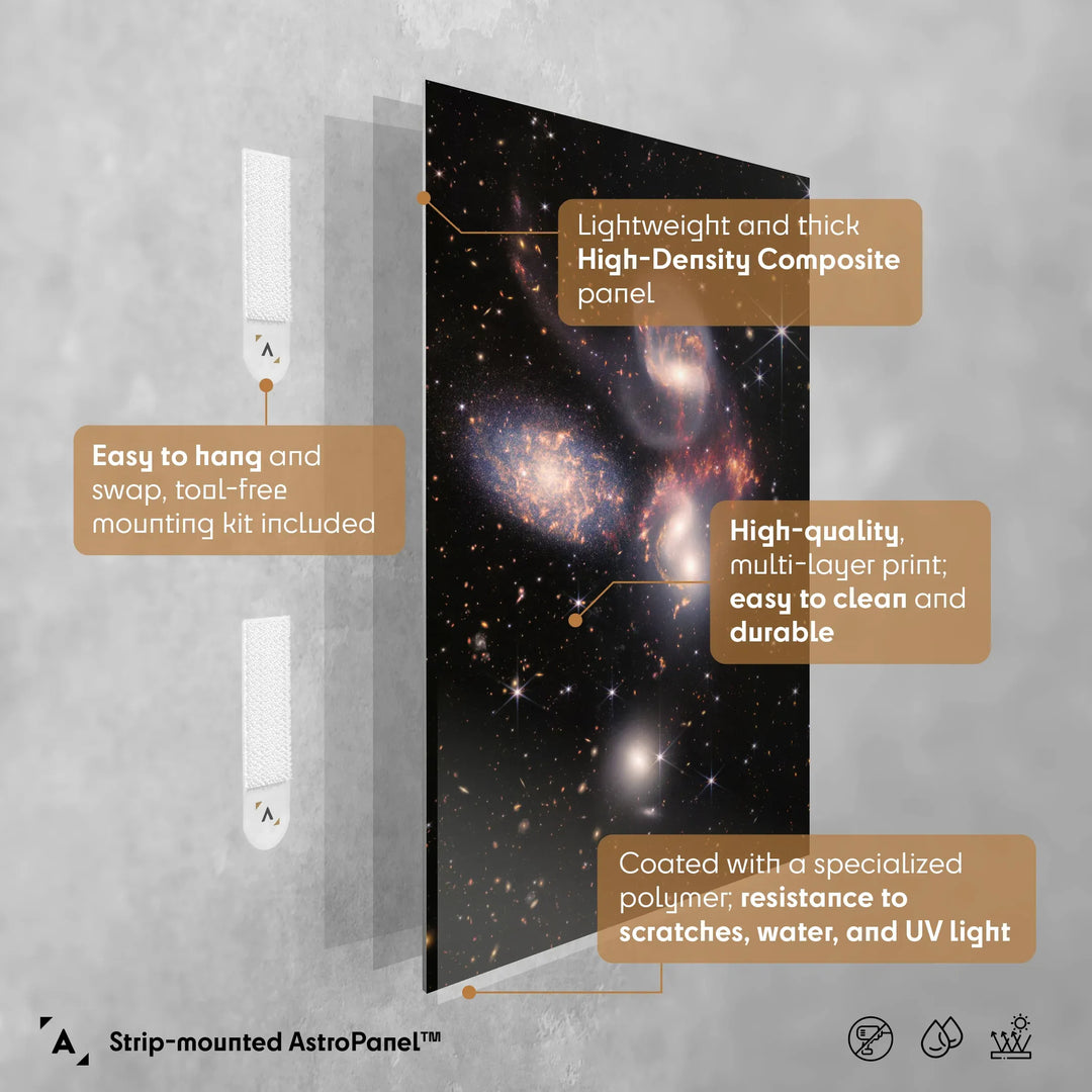 JWST: Stephan's Quintet Poster