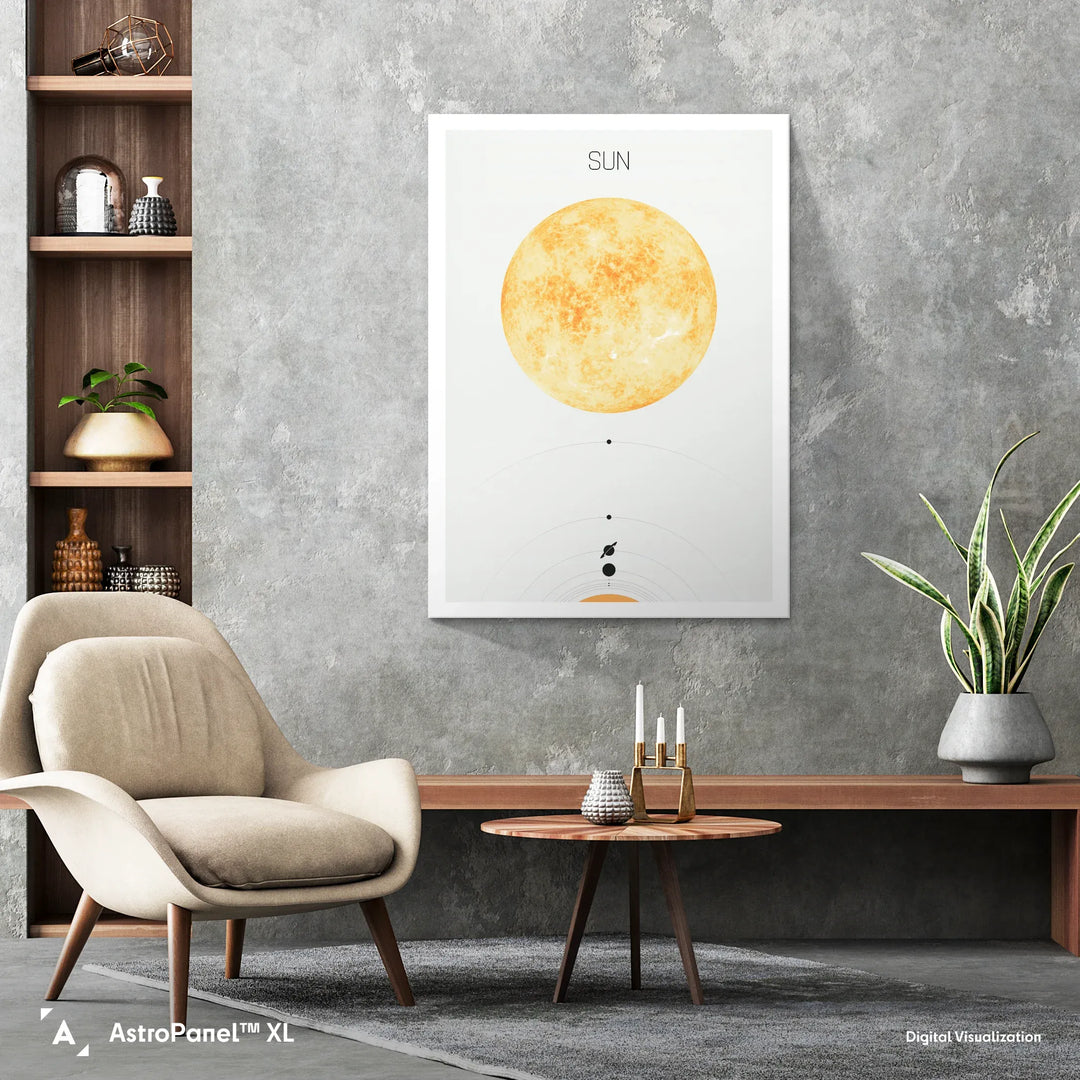 Solar System Light: Sun Poster