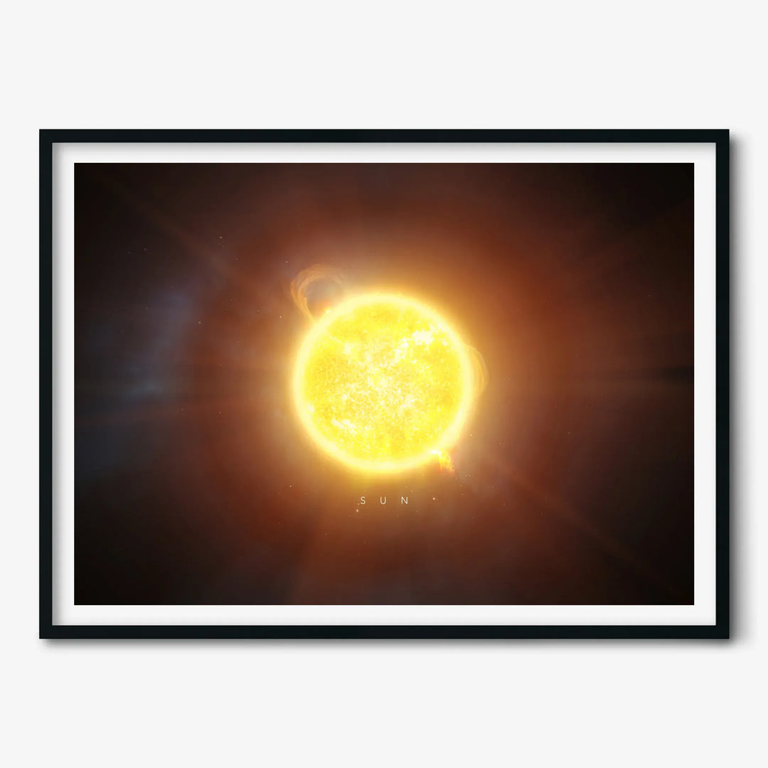 A Portrait of the Solar System: Sun Poster