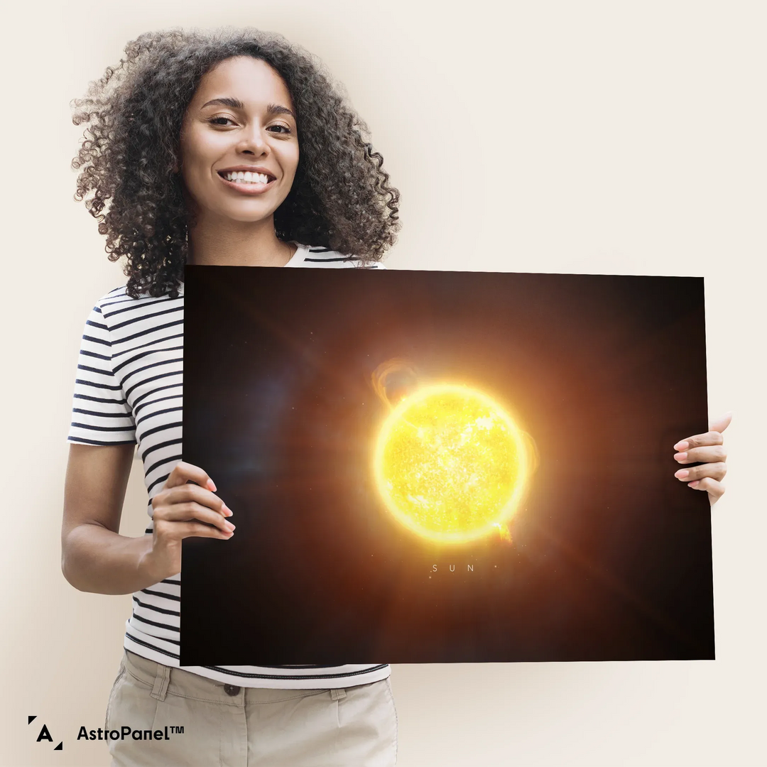 A Portrait of the Solar System: Sun Poster