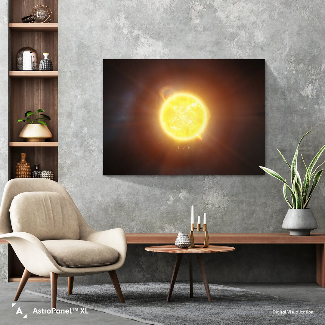 A Portrait of the Solar System: Sun Poster