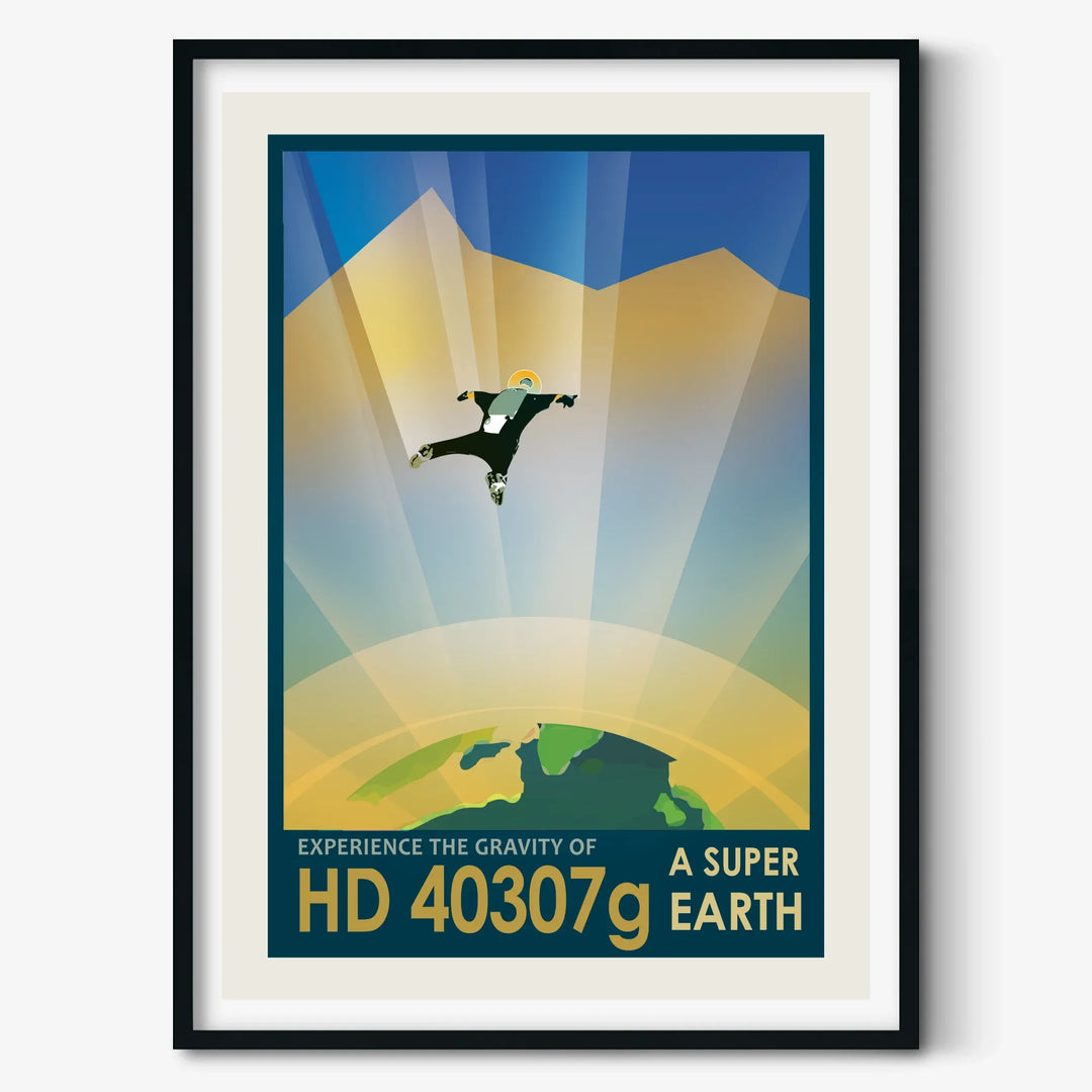 Super Earth: NASA Visions of the Future Poster
