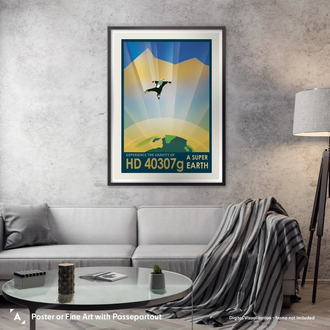 Super Earth: NASA Visions of the Future Poster