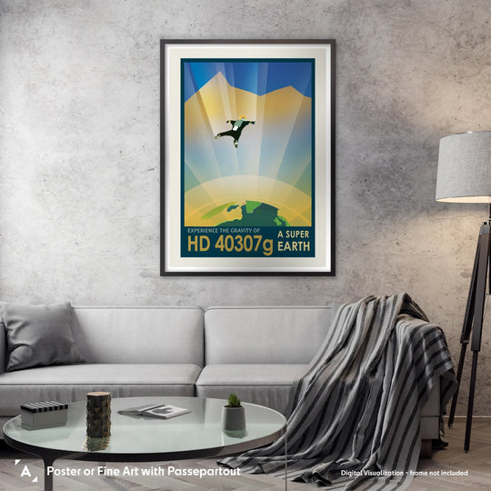 Super Earth: NASA Visions of the Future Poster