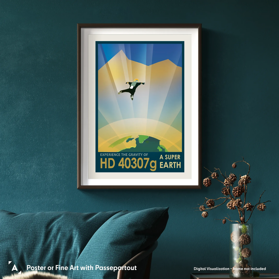 Super Earth: NASA Visions of the Future Poster