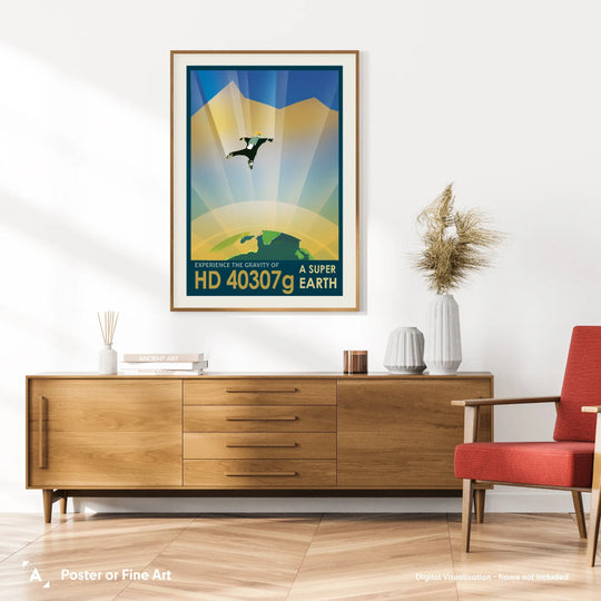 Super Earth: NASA Visions of the Future Poster