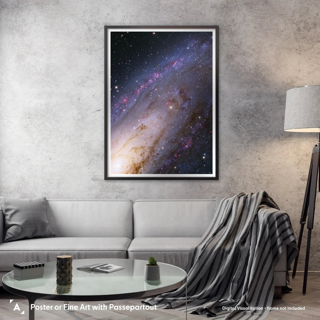 Jesion: The Andromeda Galaxy (M31) Poster