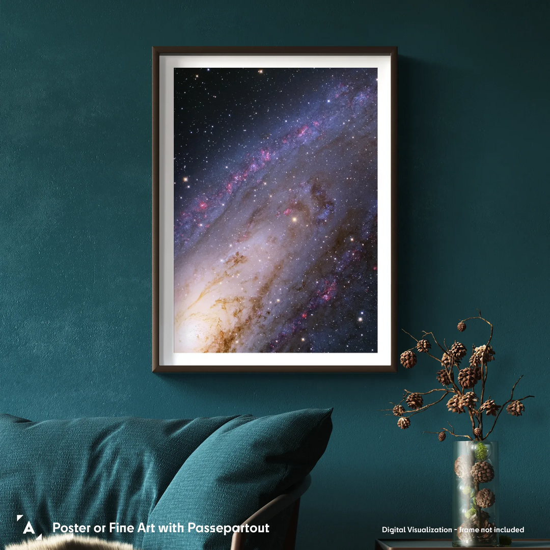 Jesion: The Andromeda Galaxy (M31) Poster