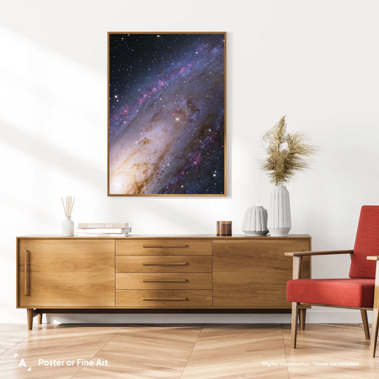 Jesion: The Andromeda Galaxy (M31) Poster