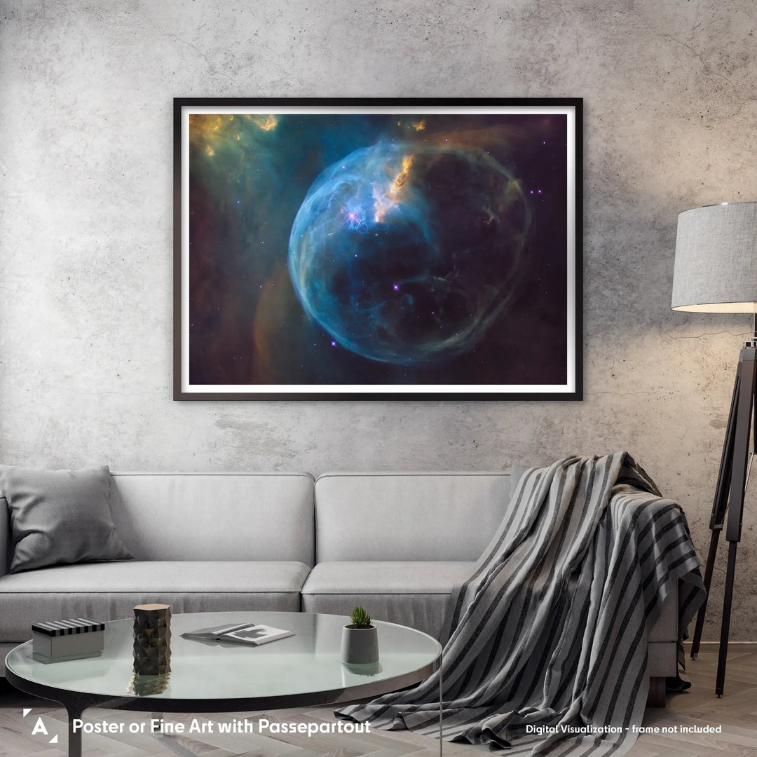 The Bubble Nebula (NGC 7635) Poster