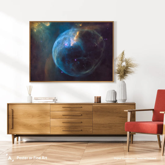 The Bubble Nebula (NGC 7635) Poster