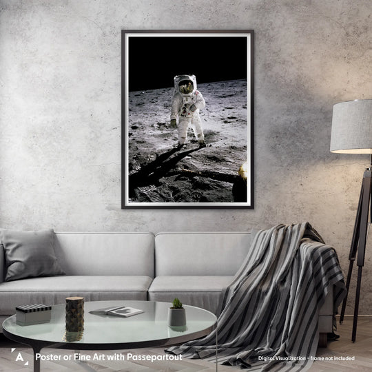 Apollo 11 Mission: The First Moonwalk Poster