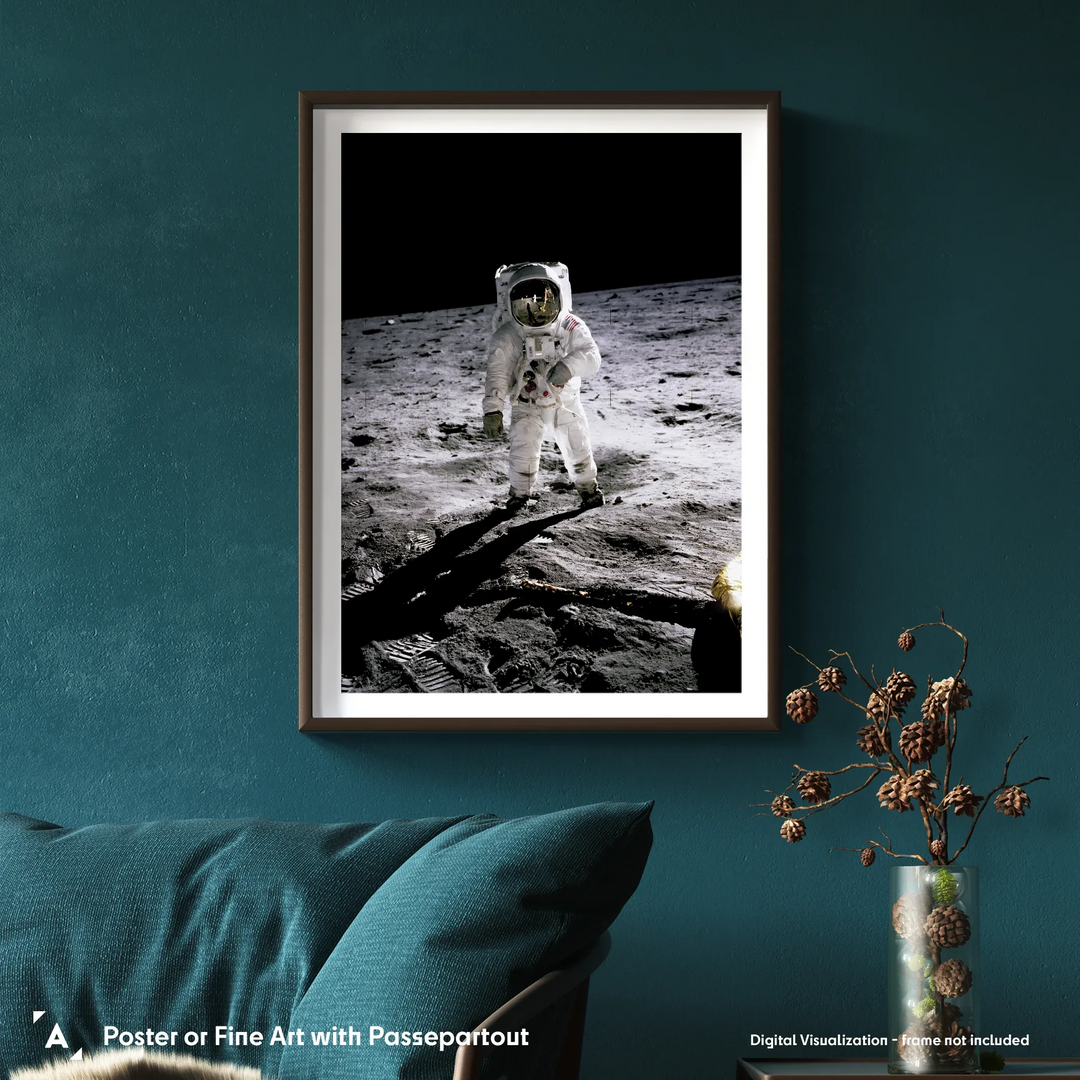 Apollo 11 Mission: The First Moonwalk Poster
