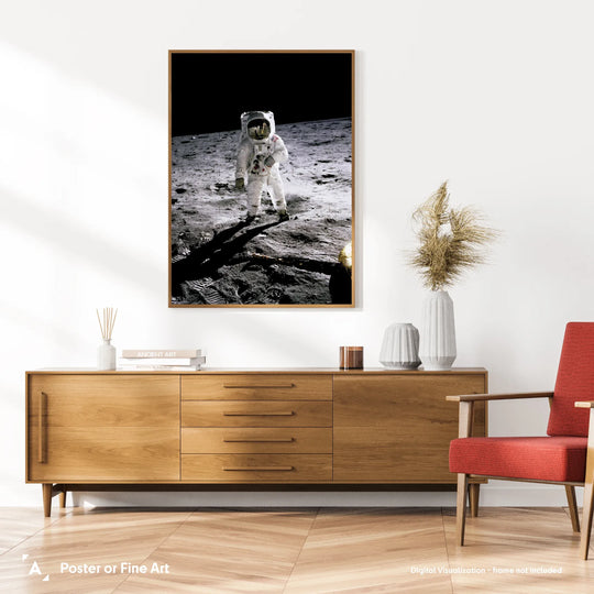 Apollo 11 Mission: The First Moonwalk Poster