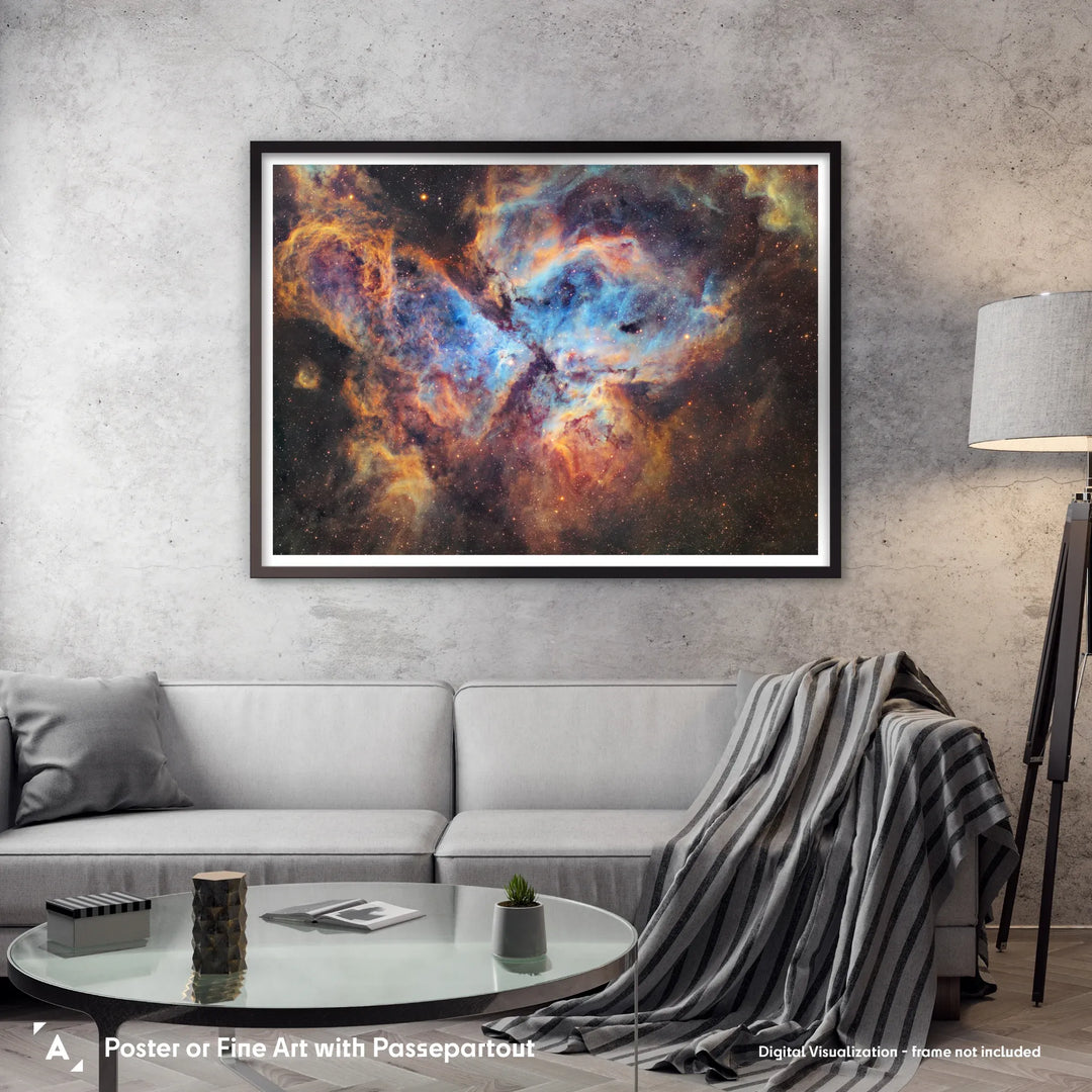 Jesion: The Great Eruption in the constellation of Carina Poster