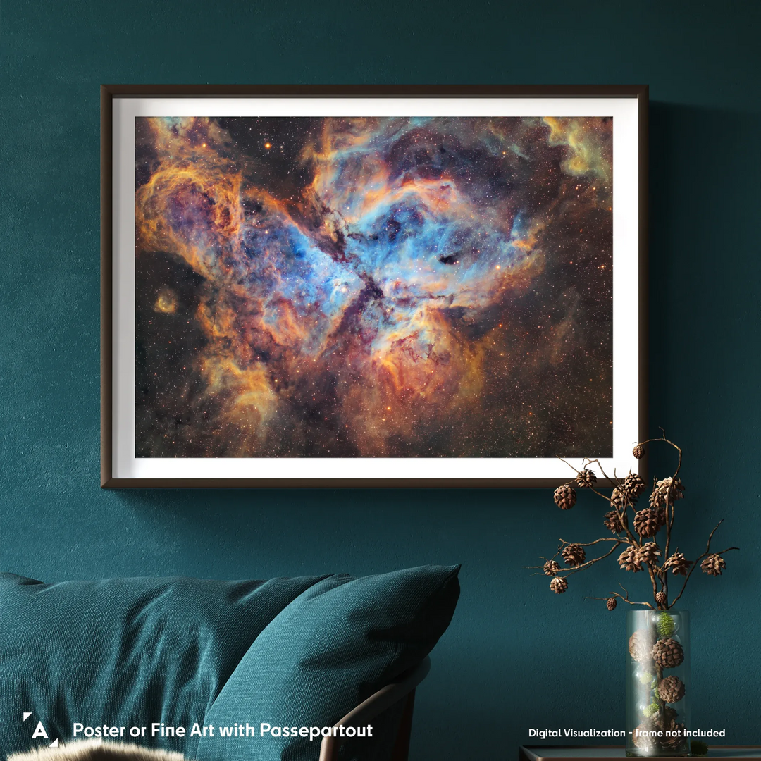 Jesion: The Great Eruption in the constellation of Carina Poster