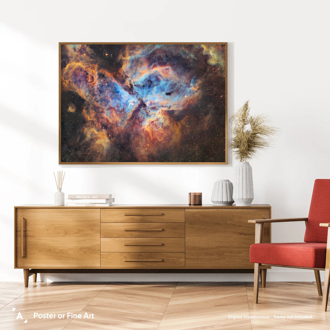 Jesion: The Great Eruption in the constellation of Carina Poster