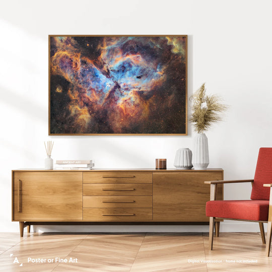 Jesion: The Great Eruption in the constellation of Carina Poster