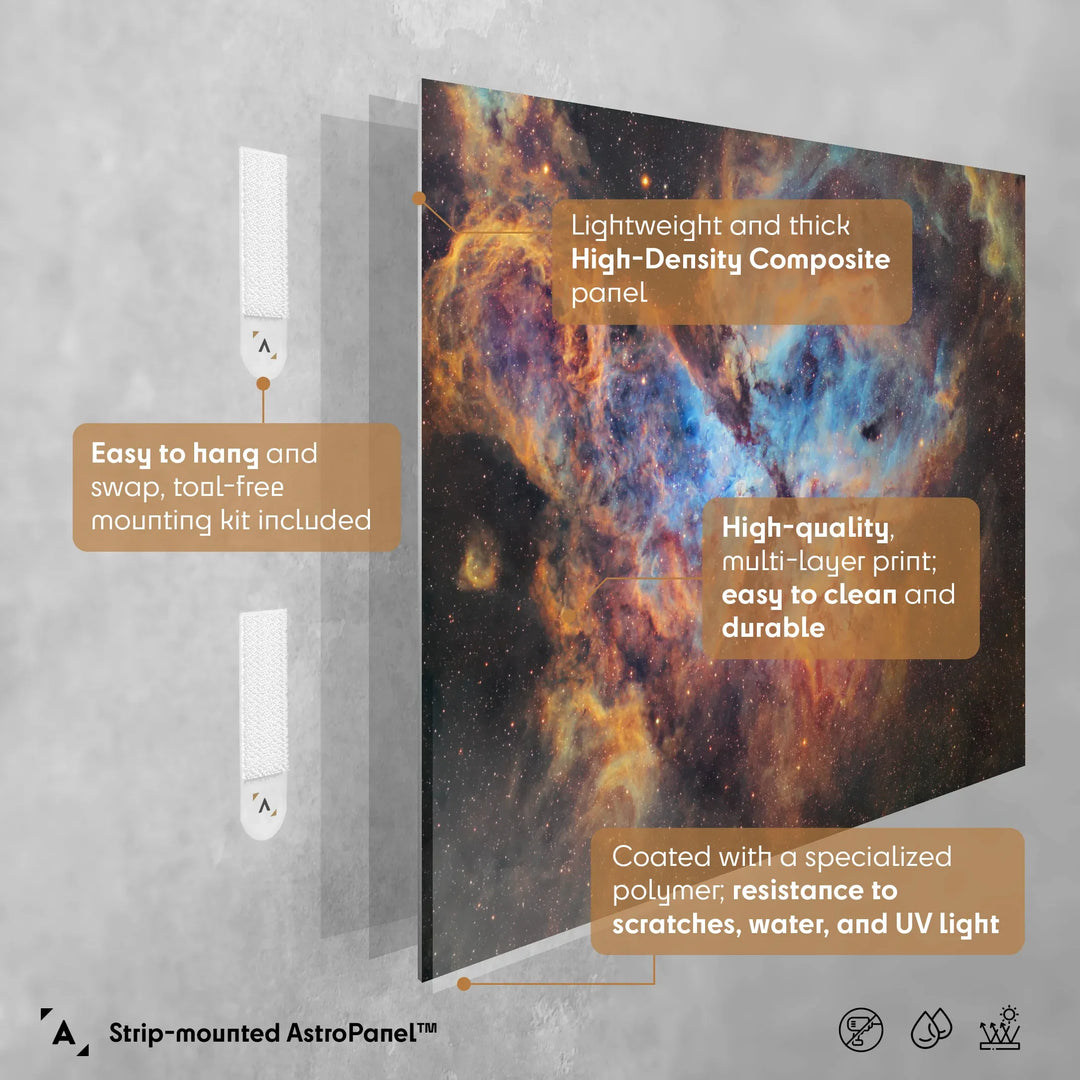 Jesion: The Great Eruption in the constellation of Carina Poster